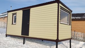 Бытовка дачная блок контейнер металлический вагончик 2.40х6х2.40м с утеплением 100мм