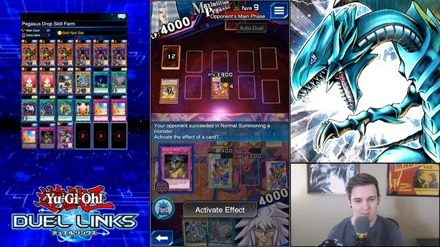 Drop Skill Farming Level 40 Pegasus | Yu-Gi-Oh Duel Links смотреть онлайн