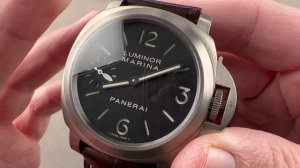 Panerai Luminor Marina PAM 177 Panerai Watch Review