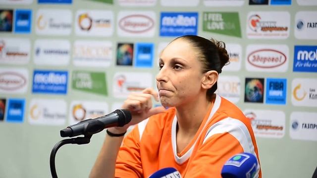 UMMC Vs Galatasaray Post Game. Пресс-конференция после матча УГМК - Галатасарай