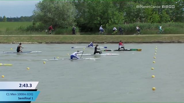 C1 Men 1000m EOQ - Semi-Final 1 N/ 2024 Canoe-Kayak Sprint European Olympic Qualifier смотреть онлайн