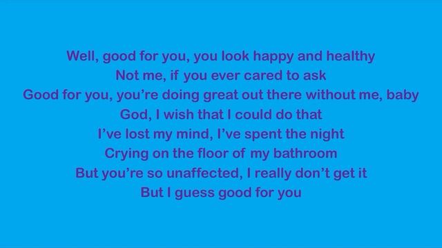 good 4 u (Clean Lyrics) - Olivia Rodrigo смотреть онлайн
