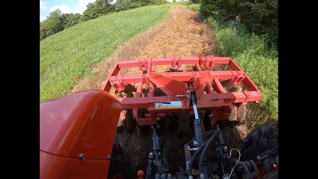 Tractor Draft Control! Kioti RX7320 Field Tillage Using Draft Control
