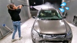 На автомойку самообслуживания на ночь глядя! Детская солнцезащитная шторка