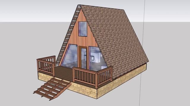 A-Frame free project - Building your A-Frame cabin смотреть онлайн
