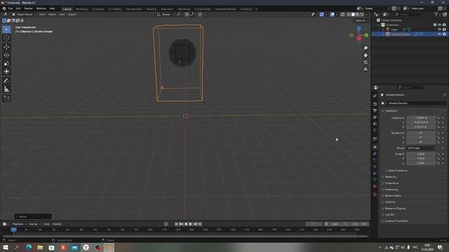 как создать симуляцию дыма в программе Blender смотреть онлайн