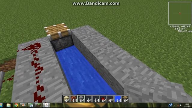 пушка дальностью около 300 блоков  в майнкрафт !!