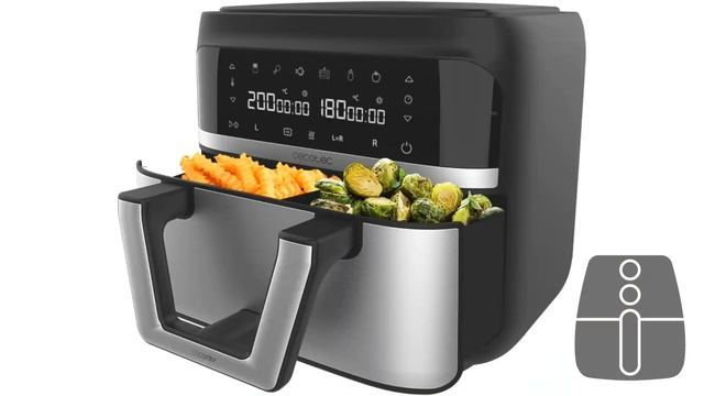 Cecofry Dual 9000 : Friteuse sans huile Cecotec 9L смотреть онлайн