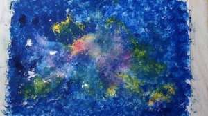 Как нарисовать КОСМОС легко! Саша рисует! #развитиеребенка# Урок рисования для детей