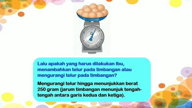 Mengukur Berat Benda kelas 2 SD - dengan Satuan Gram - Kelas 2 Tema 6 hal. 78 - 81 смотреть онлайн