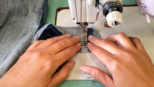 STEP-BY-STEP tutorial for an undetectable eurohem (Original Hem on Jeans) смотреть онлайн