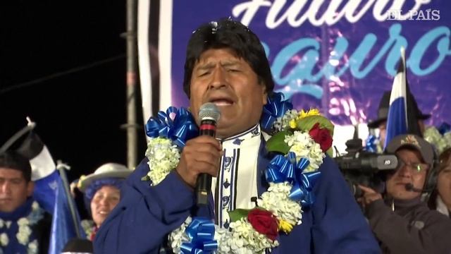 Evo Morales cierra su campaña electoral смотреть онлайн