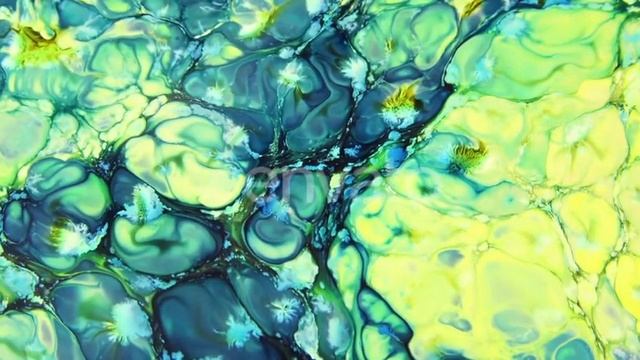 Psychedelic Cosmos Galaxy Paint Texture Background | Stock Footage - Envato Elements