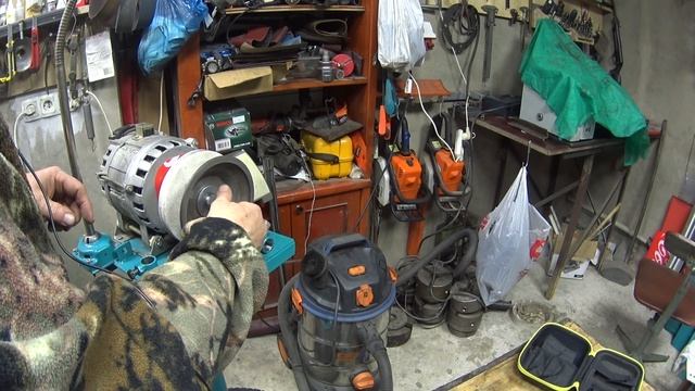 Заточной из мотора от стиральной машины, модернизация. смотреть онлайн