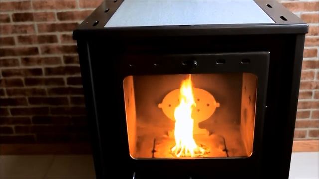 Poêle Mixte Pellets - Bois à Convection Naturel. Mod. JUPITER. JUAN PANADERO