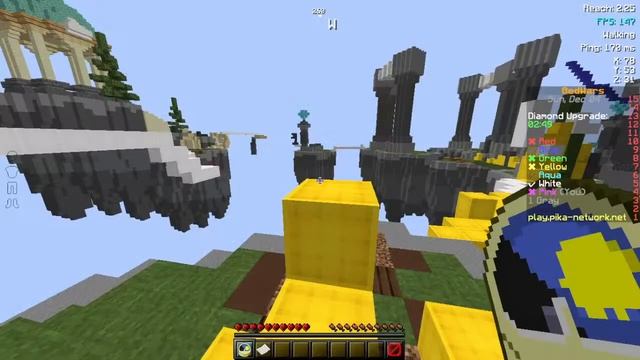 Playing Bedwars in pika server with Subs смотреть онлайн
