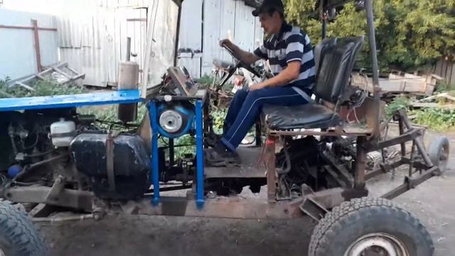 Самодельный трактор смотреть онлайн