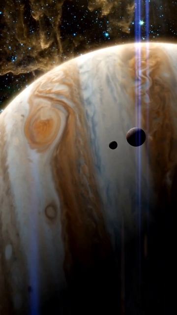 Viral Video Of Jupiter And Its Moon 😌 #shorts