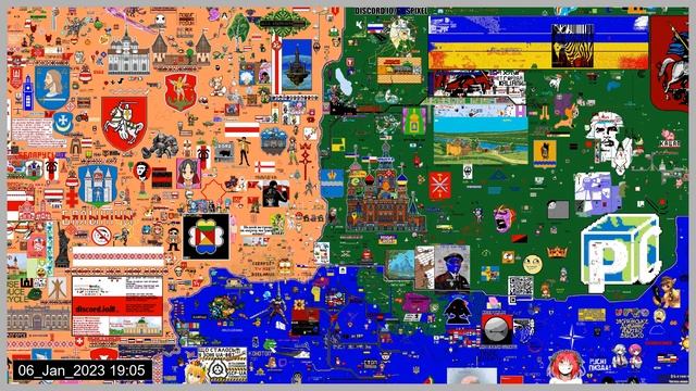 Pixelplanet Russia - Defense of Moscow Timelapse смотреть онлайн