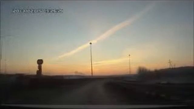 Челябинский метеорит Падение на землю смотреть онлайн