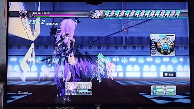 ICA's Clip: Hyperdimension Neptunia (PS3) [2011]: Neptune Recruits Vert/Boss Fight: 