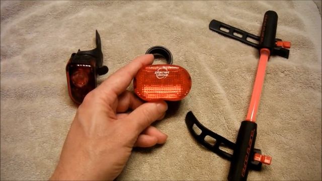 Bontrager Flare R vs Planet Bike Blinky 3 vs Fibre Flare bike light comparison смотреть онлайн