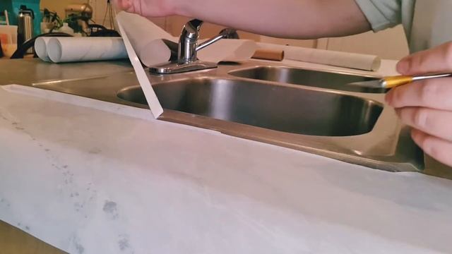 Renter Friendly DIY Kitchen of My DREAMS! White Brick Wallpaper// Marble Contact Paper// DIY Light смотреть онлайн