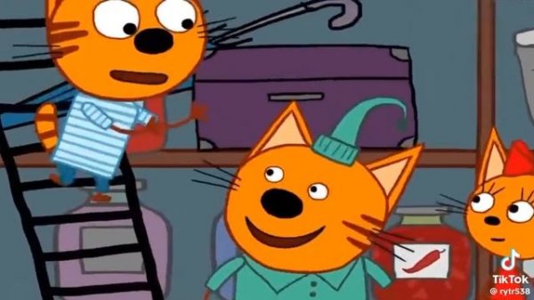 Смишные три кота