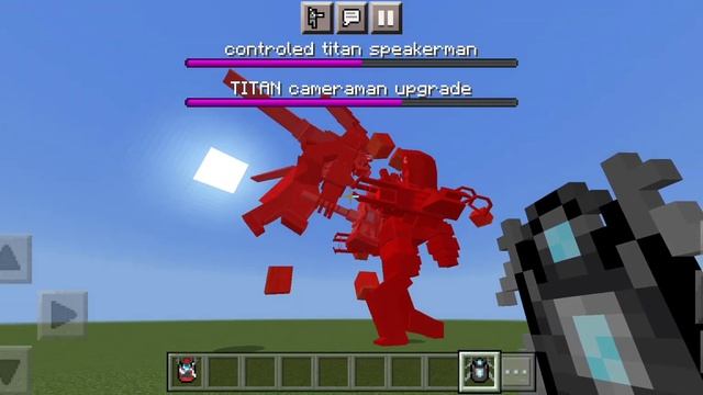 Titan Speakerman vs Titan Cameraman Use Original Sound | Minecraft PE смотреть онлайн