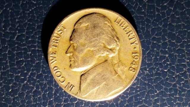 1948-D JEFFERSON NICKEL: 44,734,000 MINTED