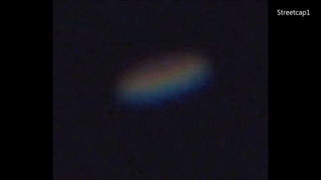 Disk-Shaped Object above Earth in NASA Photograph. смотреть онлайн