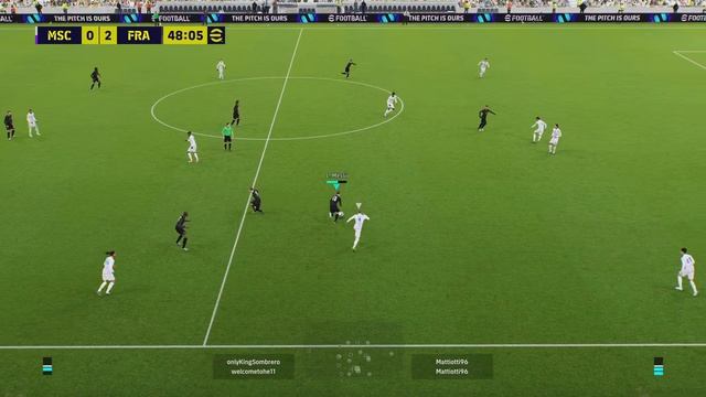 eFootball 24 KingSombrero vs Mattiotti96 Итальянец Топ 12 мира спамит передачи через центр... смотреть онлайн