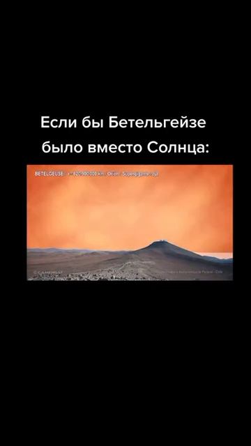 Если бы Бетельгейзе было вместо Солнца: #shorts смотреть онлайн