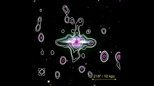 Découverte de lobes radio émanant de la galaxie du Sombrero (M104) смотреть онлайн