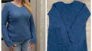 Мастер класс Джемпер с V образном вырезом