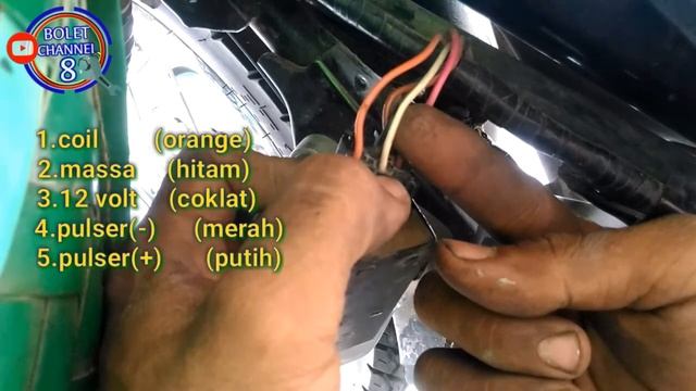 Jalur soket dan arti warna kabel CDI Jupiter z смотреть онлайн