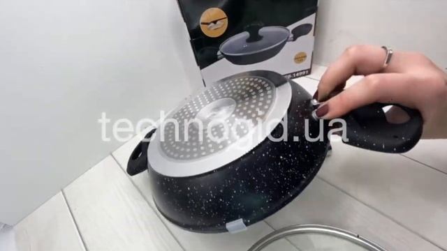 EB-14991 Сковорода-Сотейник 20 см. (1.2 Лтр.) С Двумя Короткими Ручками смотреть онлайн