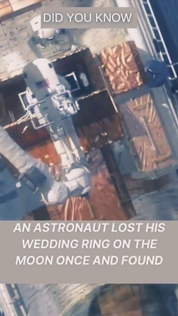 as astronaut lost his wedding ring on the moon 😱 #youtubeshorts #mindblowingfacts смотреть онлайн