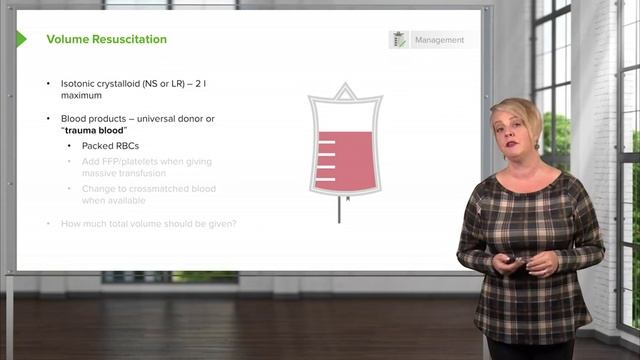 2.08 Hemorrhagic Shock- Management