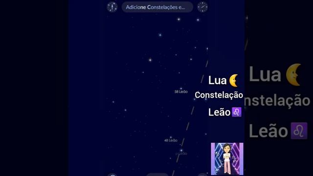 🌜lua na constelação de Leão♌🦁 #lua #moon #leao #constelação #constelações смотреть онлайн