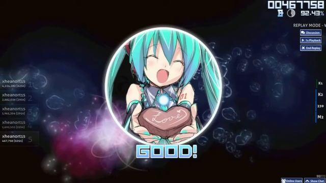 Osu! Megpoid GUMI - Cosmos [Insane] смотреть онлайн