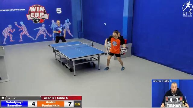 11:30 Самойлов Владимир 3-1 Панюшкин Андрей cтол 5 ЮГ-2 17.04.22 смотреть онлайн