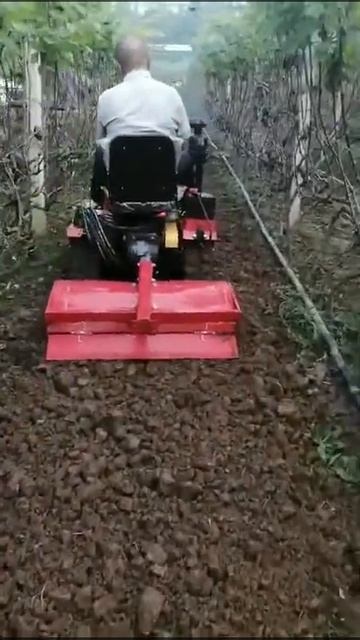 小型乘坐式多功能微耕機，適合果園大棚的旋耕除草，開溝施肥，推土一機多用。 смотреть онлайн
