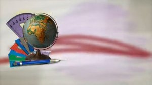 Футаж школьный с глобусом