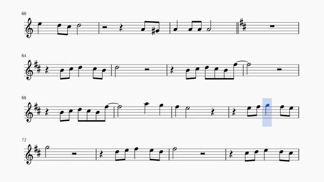 Берега, берега. В.Засухин - Ю.Рыбчинский. Ноты для альт саксофона смотреть онлайн