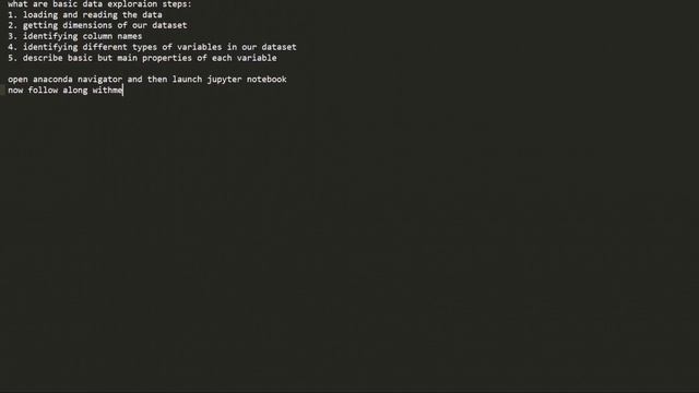 Basic Data Exploration | Anaconda Navigator | Jupyter Notebook смотреть онлайн