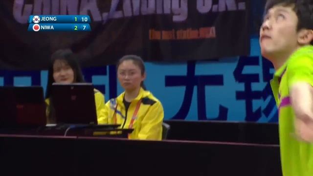 2017 Asian Championships Highlights: Koki Niwa vs Jeong Sangeun (1/2) смотреть онлайн