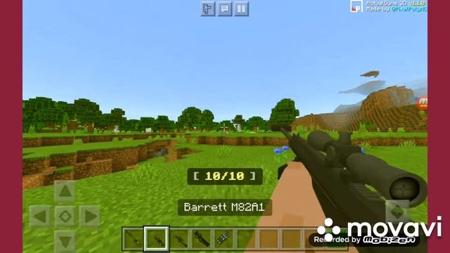 Обзор самого лучшего мода на 3D оружие на Minecraft PE смотреть онлайн