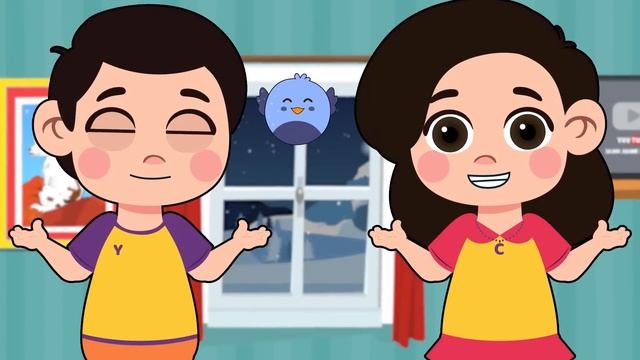 Mini Mini Bir Kuş Donmuştu | Eğlenceli Bebek Ve Çocuk Şarkısı | Çizgi Film | Tatlış Tavşan