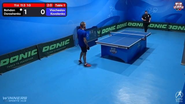 19:30 Bohdan Doroshenko 3 - 0 Viacheslav Kovalenko West 5 WIN CUP 09.12.2022 | TABLE TENNIS WINCUP смотреть онлайн